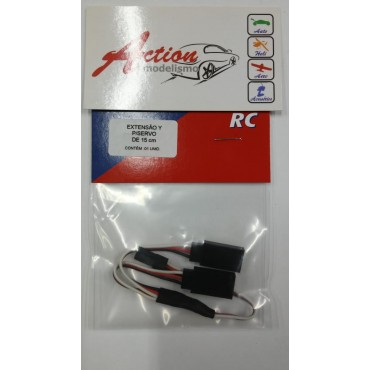 EXTENSÃO Y PARA SERVO DE 15 CM PERFECT RC PR017